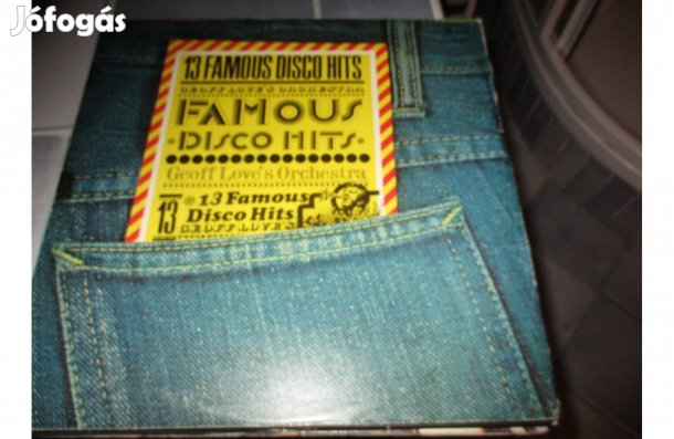 Famous disco hits bakelit hanglemez eladó