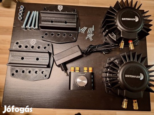 Fanatec CSL Dayton Audio Bass shaker 4db, 2 db Nobius erösítővel