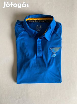 Fanatics NHL St. Louis Blues férfi galléros póló, L-es