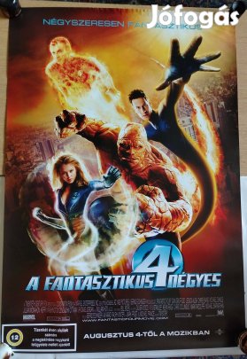 Fantasztikus Négyes Fantastic Four marvel 2005 film mozi plakát