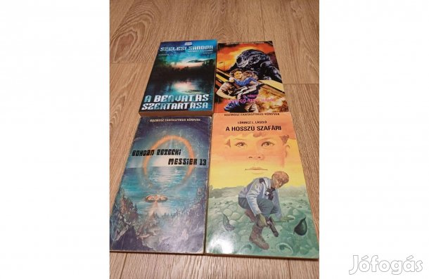 Fantasztikus, sci-fi könyvcsomag 4 db, egyben