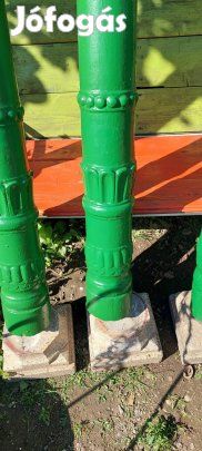 Faragott Antik Terasz Faoszlop, Veranda,  Műkő Tappal