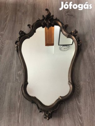 Faragott fa keretes olasz tükör eladó