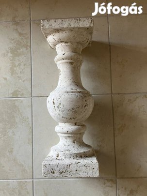 Faragott mészkő baluszter szett eladó (10 db)