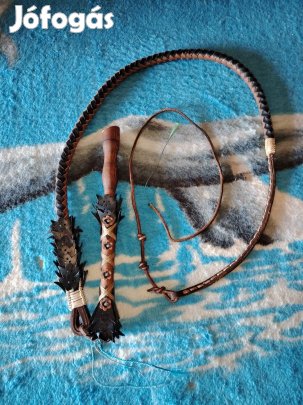 Faragott nyeles Karikás ostor 