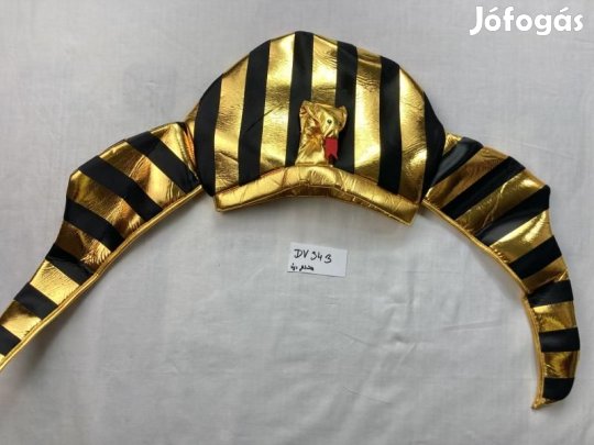 Fáraó fejdísz, Fáraó jelmez fejdísz, új DV343
