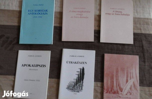 Farkas András könyvcsomag ( magánkiadások )