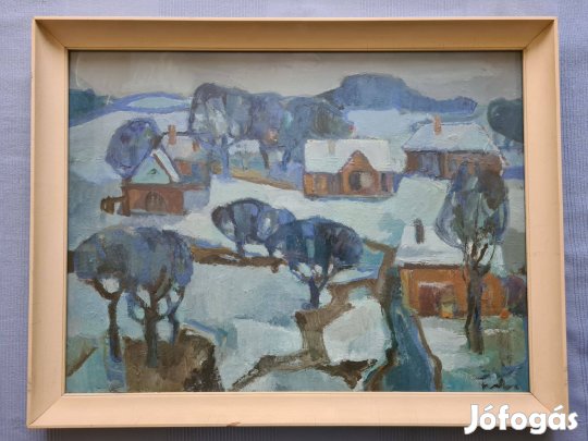 Farkas Lídia Tél festmény