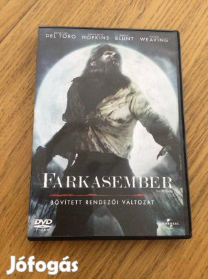 Farkasember DVD Benicio Del Toro Anthony Hopkins Emily Blunt
