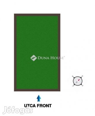 Farkasgyepűi eladó 1375 nm-es telek