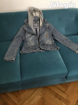 Farmer blézer (XS) - legombolható kapucnuval, hibátlan