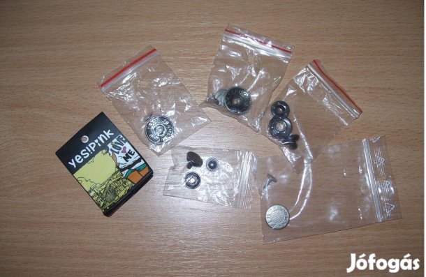 Farmer gomb, szegecs csomag