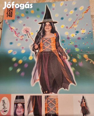Farsangi Boszorkány lány jelmez 13 - 14 évesnek
