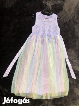 Farsangi jelmez, 170 méret, tündér, hercegnő, királynő, aranyhaj, Elza