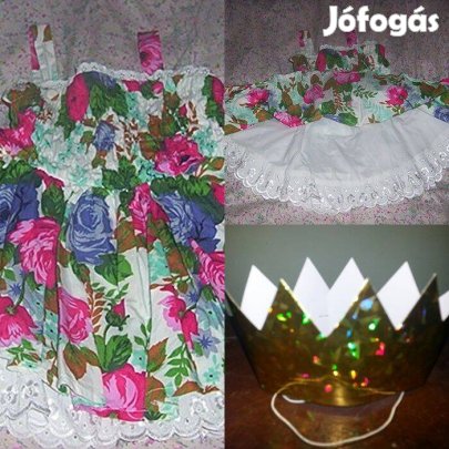 Farsangra! Gyönyörű Rózsák Királynője jelmez! 98-104-es!