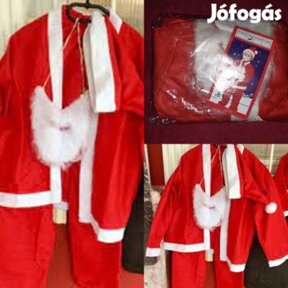 Farsangra, Partyra, Karácsonyra Mikulás fiú jelmez 98-104-es méretben!