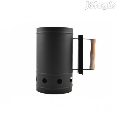 Faszén begyújtó fém hordó 28cm faszénbegyújtó