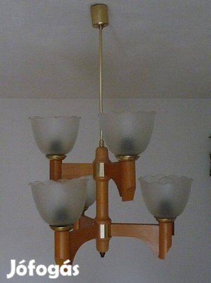 Faszerkezetű, emeletes csillár