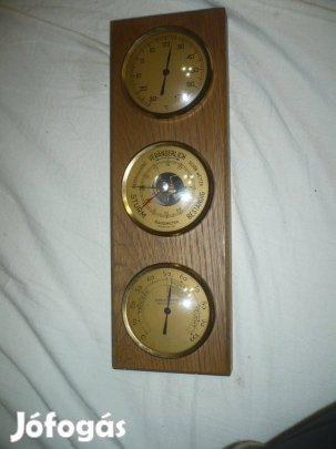 Fatokos fali barométer hygrométer hőmérő