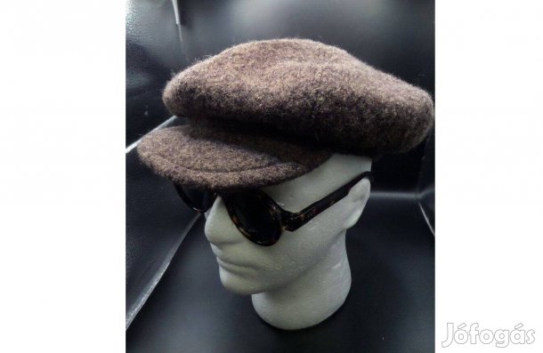 Faustmann (eredeti)uni 57 / 58 bélelt gyapjú newsboycap / lapos sapka