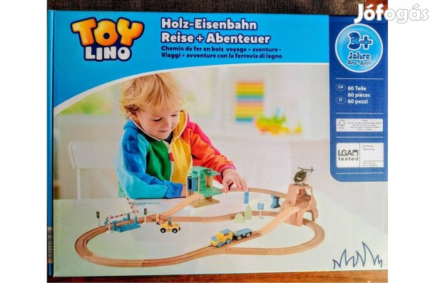 Favonat Előre-Hátra Önjáró Vonattal sok kiegészítővel Toy Lino 60