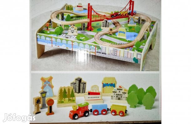 Favonat komplett bontatlan terep asztal Felépitményekkel vonat szerel