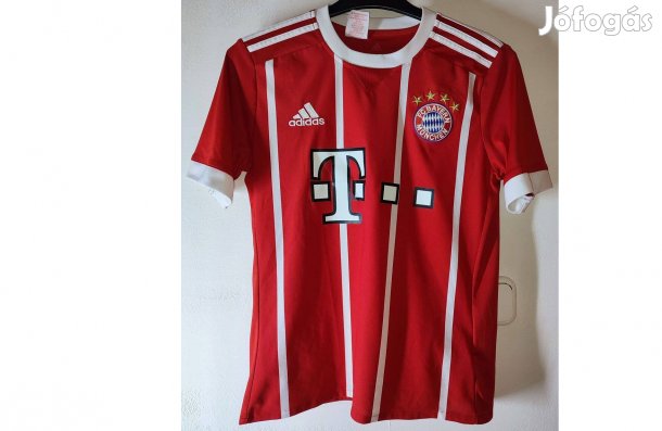 Fc Bayern München eredeti piros adidas 2017-18 gyerek mez (L, 164)