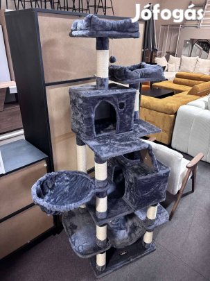Feandrea macska játszókészlet, kaparó fa, ágy, búvóhely 1.7m