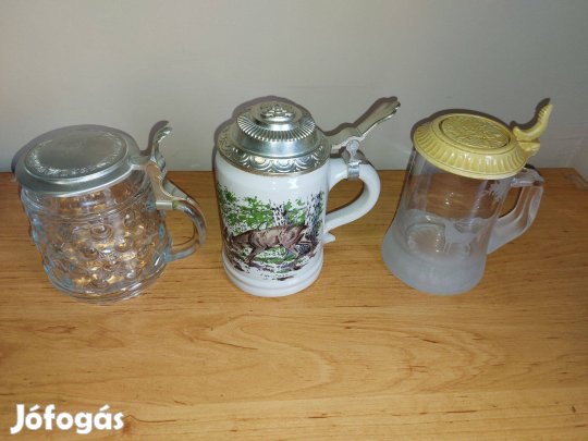 Fedeles korsó 3 db, egyben eladók