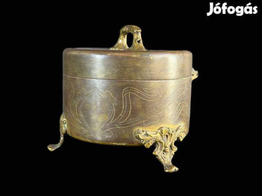 Fedeles réz ékszer doboz