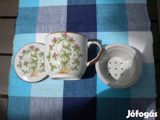 Fedeles szűrős gyógynövényes teás csésze