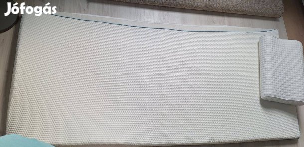 Fedőmatrac 200 cmx90 cm, párna grátiszban