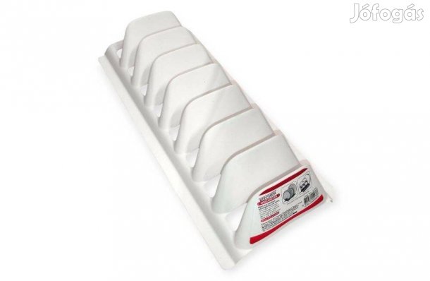 Fedőtároló műanyag 8 helyes fehér