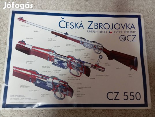 Fegyver metszet CZ 550