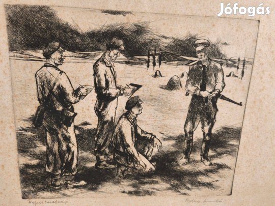 Fegyverbarátság , rézkarc