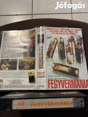 Fegyvermánia akció vhs 