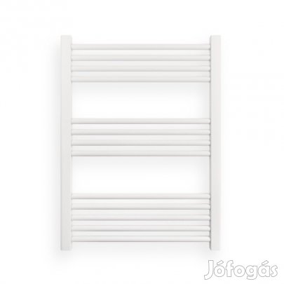 Fehér 600x800mm törölközőszárítós fürdőszobai radiátor Welland Lux |