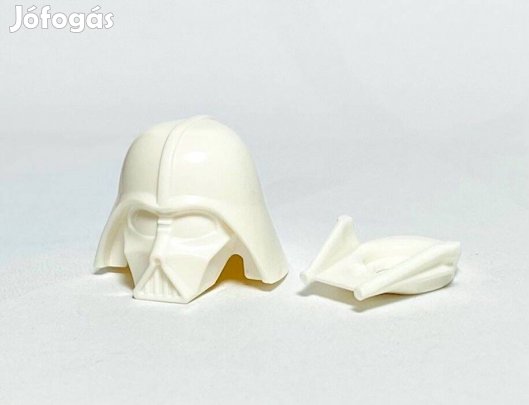 Fehér Darth Vader sisak Eredeti LEGO minifigura elem - Star Wars 75389
