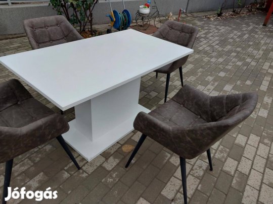 Fehér Étkezőasztal-Székek nélkül!