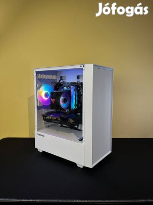 Fehér Gamer PC - Ryzen 5 4500 / Gtx 1660 Super / 16GB RAM / SSD