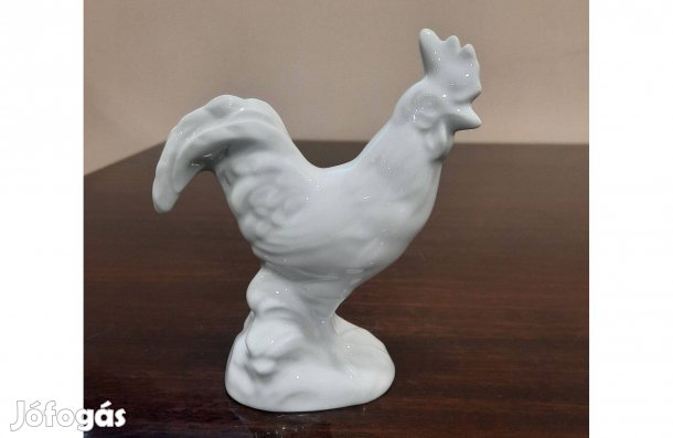 Fehér Herendi porcelán kakas figura eladó!