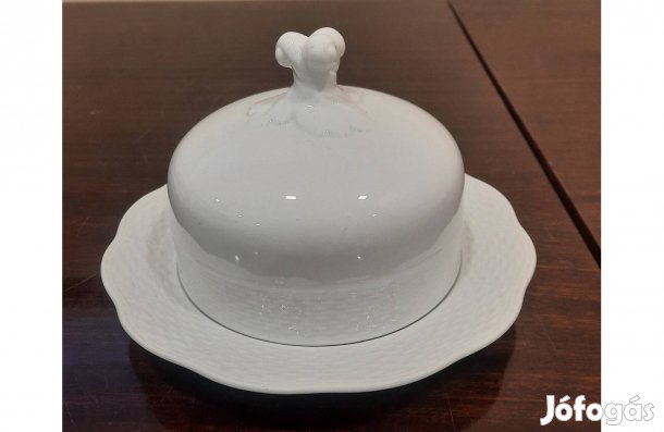 Fehér Herendi porcelán vajtartó eladó