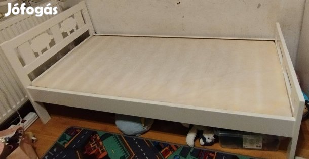 Fehér Ikeá-s gyerekágy