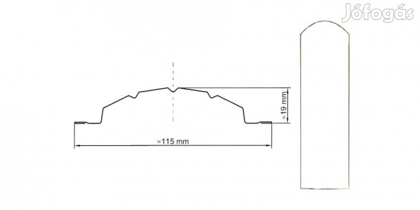Fehér Kerítésléc Akció 399-,Ft+ÁFA/Folyóméter Hosszúság igény szerint
