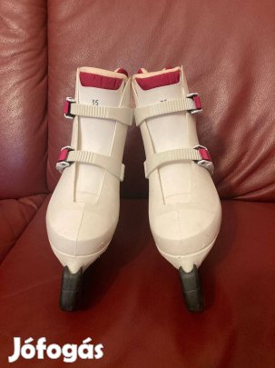 Fehér Roxa 35-ös leálykorcsolya eladó!