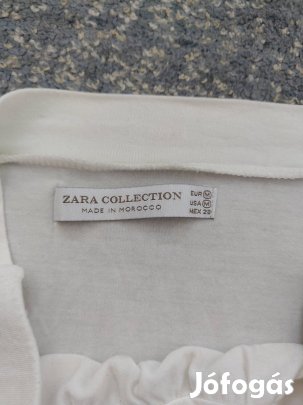 Fehér Zara csőtop S-M