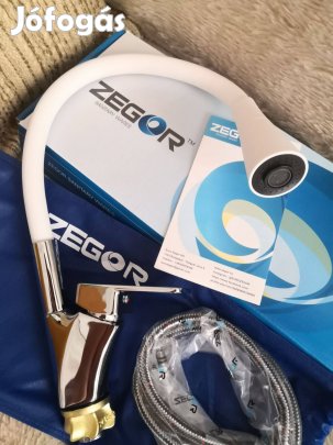 Fehér Zegor minőség flexibilis mosogató csaptelep a legjobb áron!