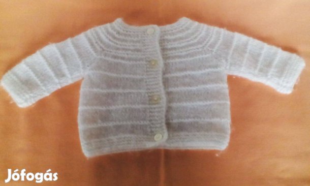 Fehér baba pulóverek 56-os
