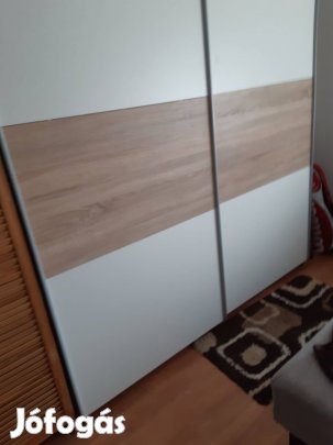 Fehér barna szekrény 