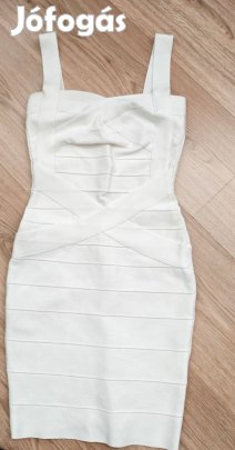 Fehér bodycon női ruha Xs